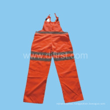 Hot Sale Flame Retardant Workwear Hi- Reflective Safety Bib-Pants (DFP1001)